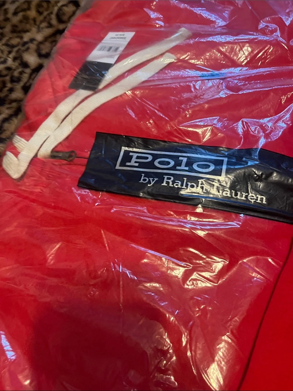 Polo by Ralph Lauren Kids Red Joggers with Navy Polo Logo